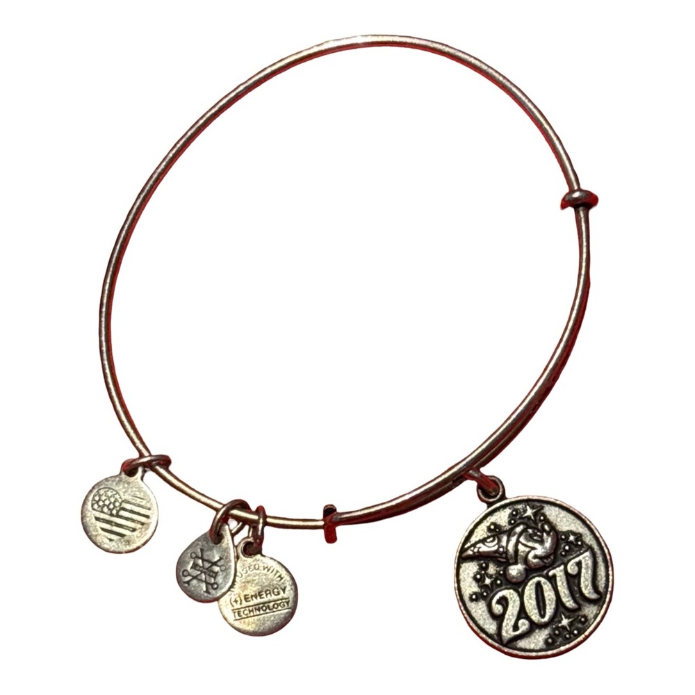 Disney Parks Alex and Ani Mickey Mouse Sorcerer 2017 Silver Bracelet Retired